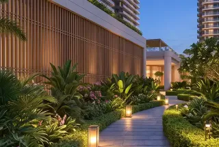 Landscaped Garden at Ganga Nine Zero